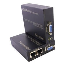 Video VGA 1x1 UTP Extender Extension Over CAT-5e Cat-6 UTP With Audio up to 300M