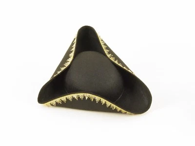 Hut Piratenkapitän mit goldener Borte Piratenhut 58 cm Pirat Dreispitz 123870713