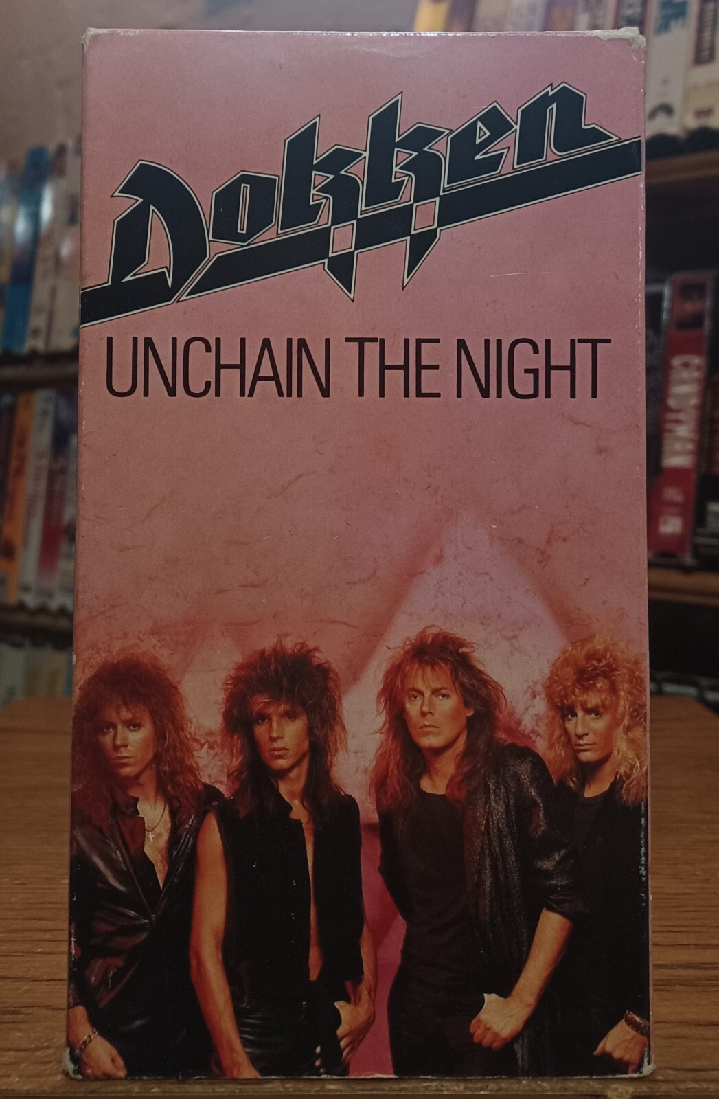Dokken VHS 1986 Music Videos Unchain The Night Elektra Entertainment