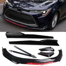 For Toyota Corollab Front Rear Bumper Lip Spoiler Splitter Body Kits Glossy