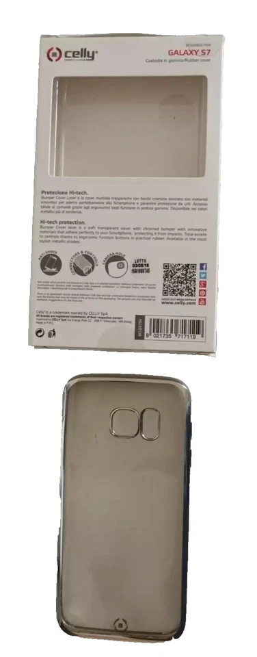 CUSTODIA IN GOMMA CELLY SAMSUNG GALAXY S7 - Immagine 2 di 2