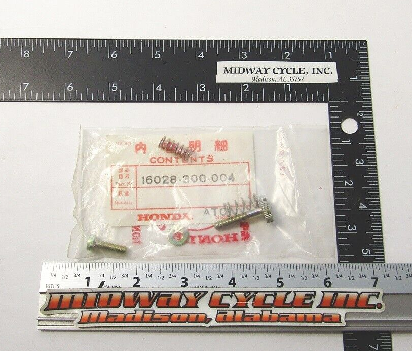 ４個セット NEW HONDA CB750 CARBURETOR SCREW SET B 16028-300-004 CB 750 K F lm