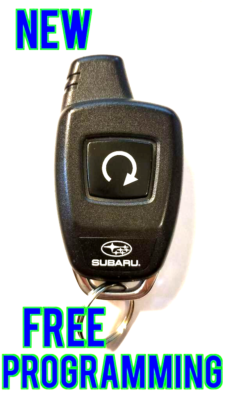 #ad NEW 4360615 SUBARU REMOTE START KEY FOB H001SSG460 1 BUTTON GREEN LED ELVATRKC $24.85