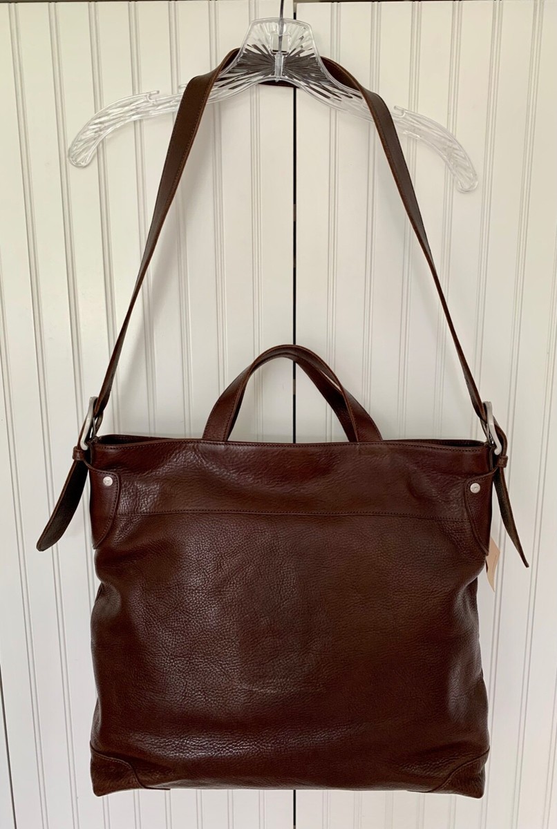 Il Bisonte Tall Tote and Work Bag NWT $1,128