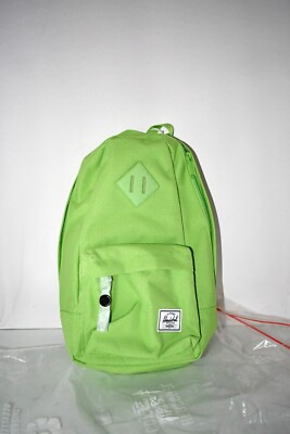 Herschel Supply Co. Heritage Canvas Shoulder Bag Jade Lime #11518-06535 NWT Deta