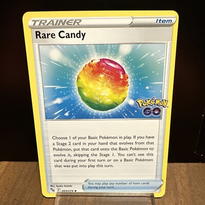 pokemon go rare candy card Amazon.com: Rare Candy 069/078 - Pokemon Go - Trainer Card Lot main image 0