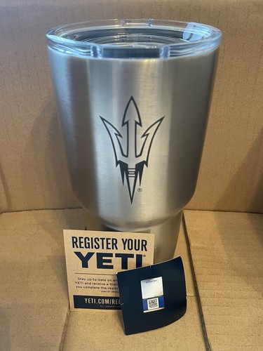 30oz Arizona State University Yeti Rambler With Magslide Lid, Stainless Steel - Picture 3 of 4