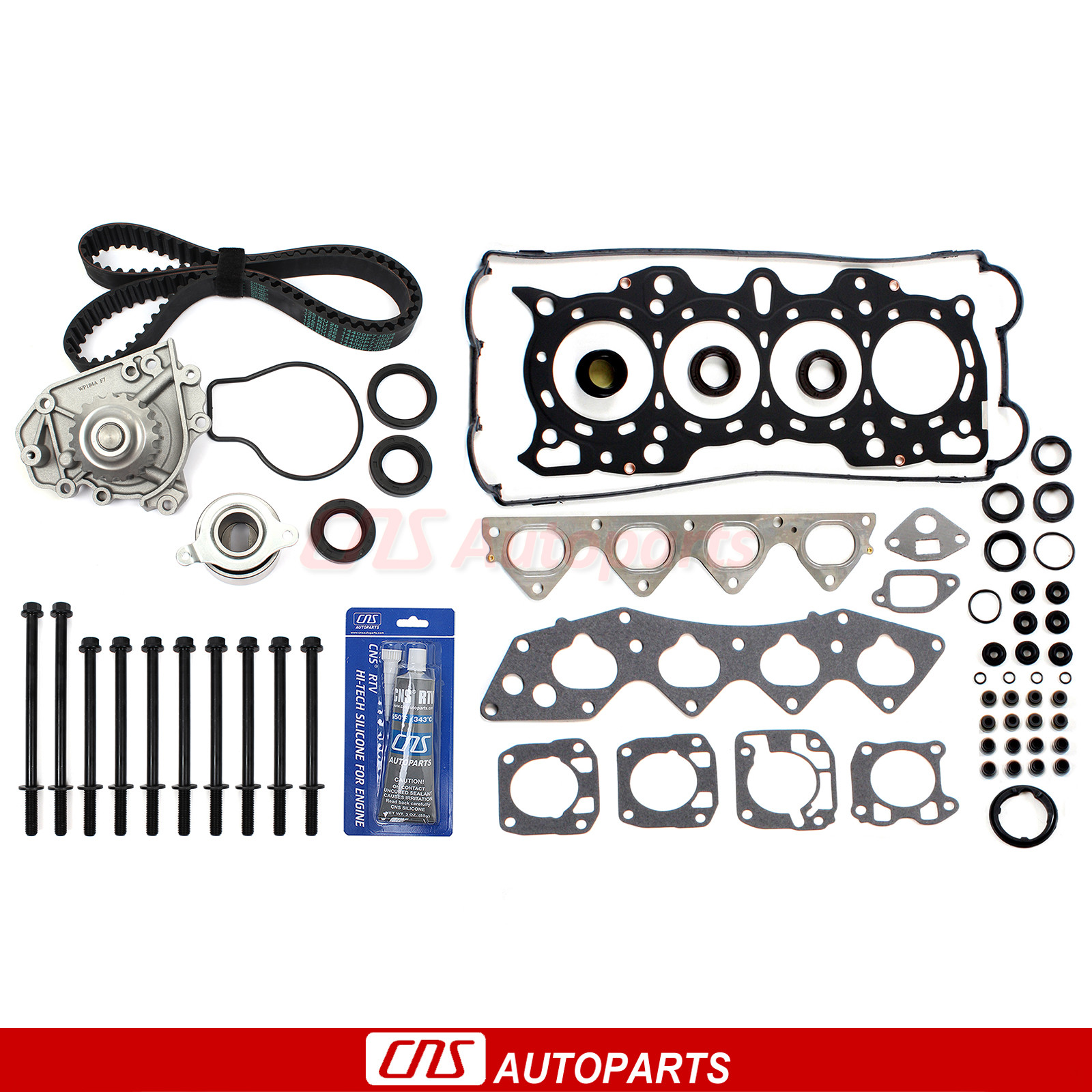 Fits 9601 Honda 1.8L 2.0L B18B1 Head Gasket Bolts Timing Belt & Water