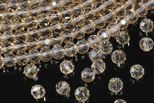 INWARIA Kristall Glasperlen Ø 4/6 mm facettiert rund Crystal Perlen, KP-6 - Bild 20 von 21