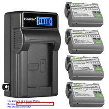 Kastar Battery LCD Wall Charger for Nikon EN-EL15a EL15b Nikon D810A DSLR Camera
