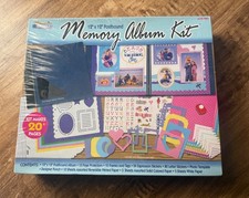 NEW VTG Sealed Memories Forever Memory Album Kit - Scrapbook Album Designer Box