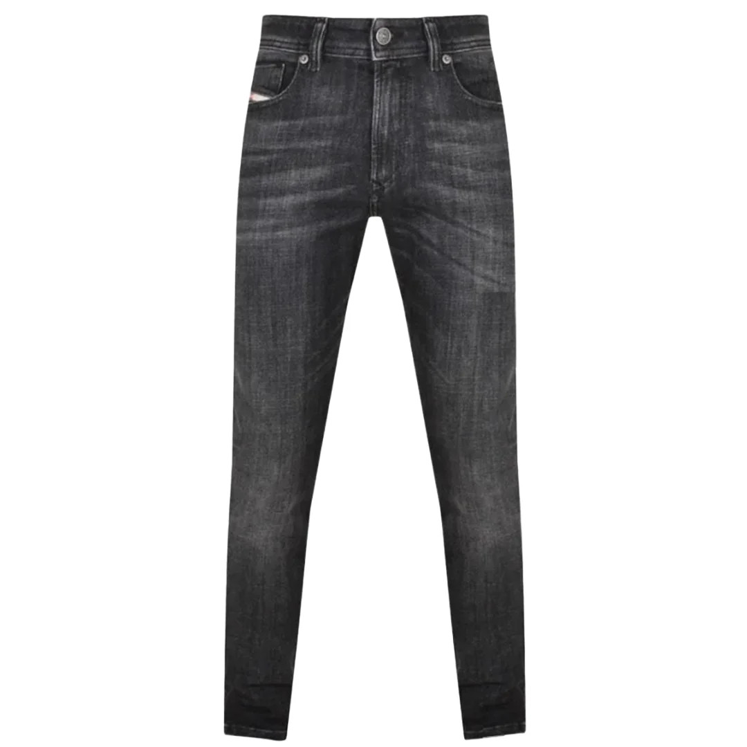 Diesel 1979 Sleenker Black Faded Denim Jeans 29090₽