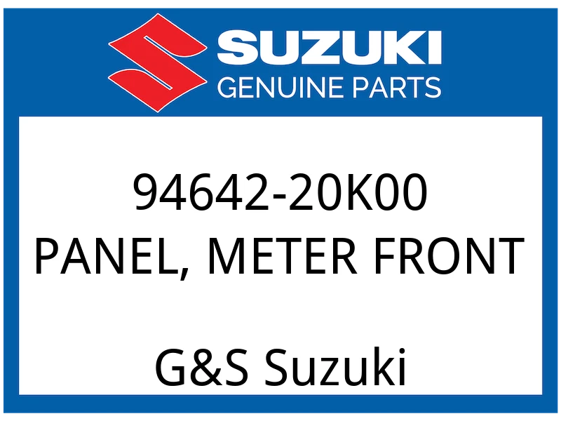 PANEL, METER FRONT