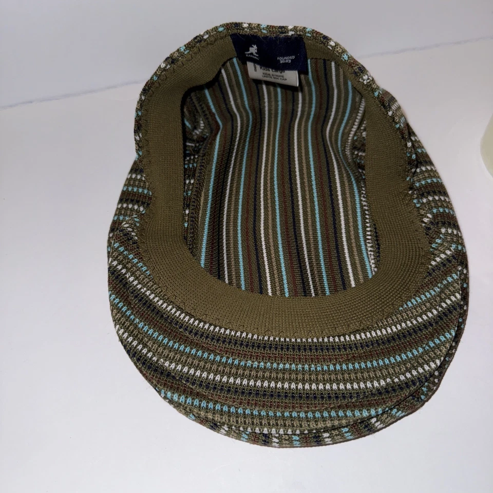 Kangol Unite Kids Mini 504 Large Brown Striped - Image 4 of 4