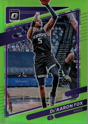 2021-22 Donruss Optic Lime Green #85 De'Aaron Fox /149 - BSK