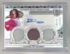 ROBIN MONTGOMERY 2024 Topps Royalty Tennis Triumph Relic Signatures AUTO /75