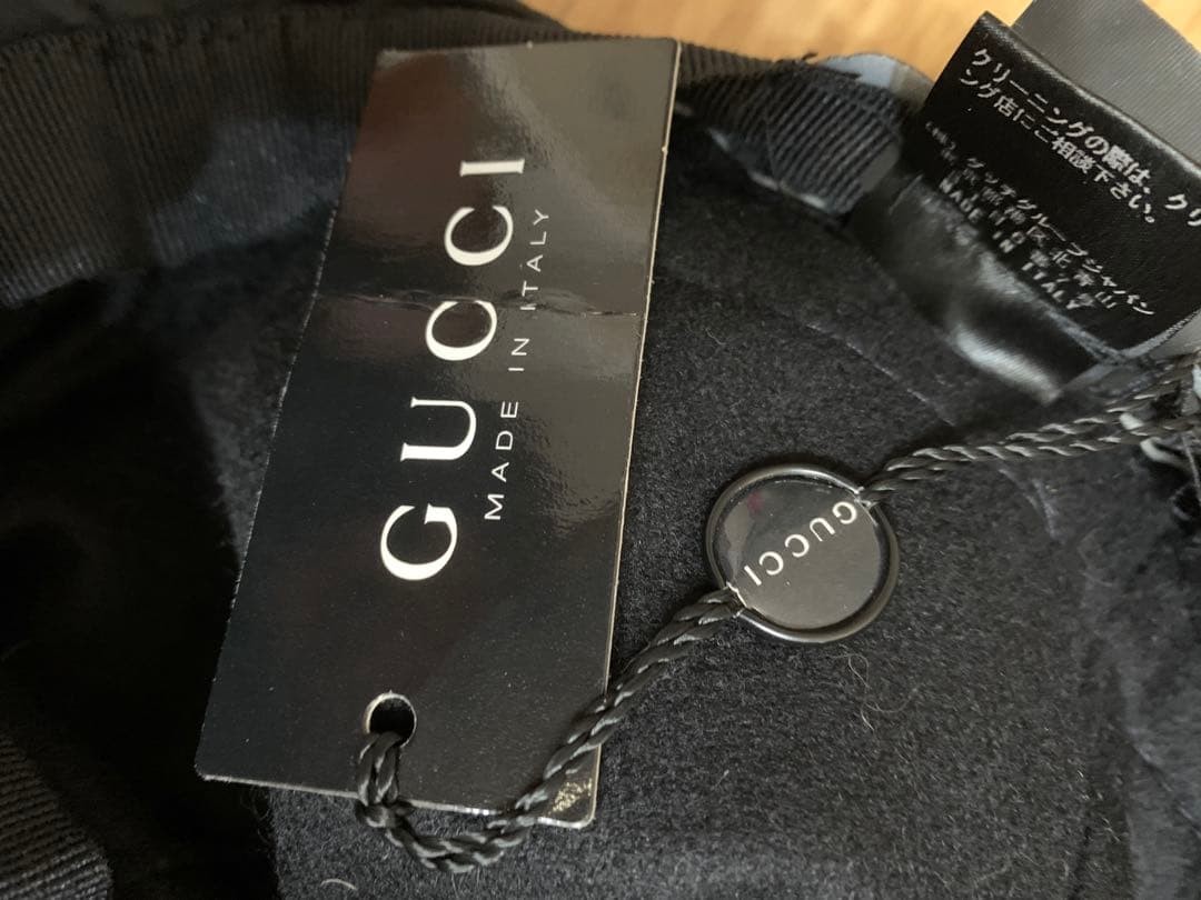 Gucci Bucket Hat Nylon Black Size M Women Authentic thumbnail 14