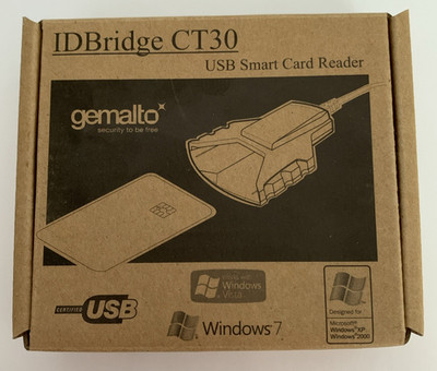 New Gemalto IDBridge CT30 USB Smart Card Reader HWP117685G