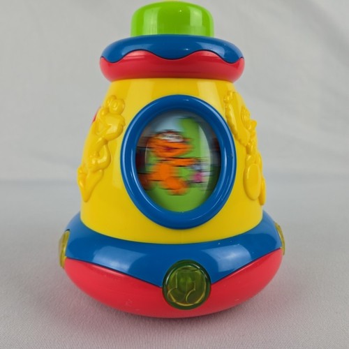 TYCO Vintage Sesame Street Music Luci e Spinning Giocattolo 1999 Sviluppo Giocattolo - Foto 12 di 18