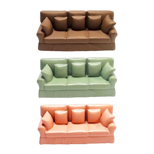 Fauteuil Miniature Vintage 1/12 – Meuble De Maison De Poupée élégant