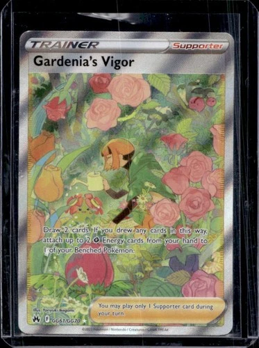 2023 Pokemon SWSH Crown Zenith Gardenia's Vigor Galarian Gallery #GG61/GG70