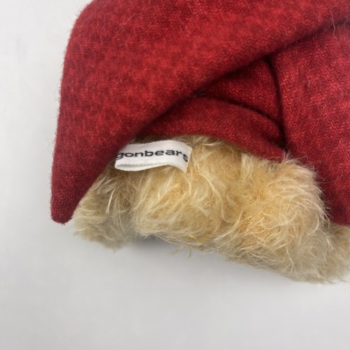 The Glass Dragon Lucy Handcrafted Mohair Bear Jointed Stuffed Plush Alpaca Trim - Picture 10 of 11