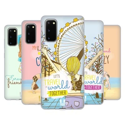 HEAD CASE DESIGNS MY BFF CASES SOFT GEL CASE & WALLPAPER FOR SAMSUNG PHONES 1 - Image 1 of 4