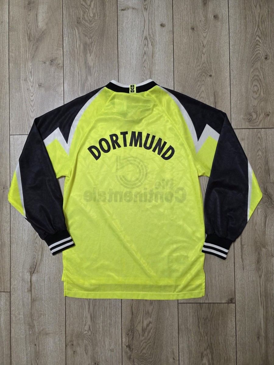 BORUSSIA DORTMUND 1995 1996 VINTAGE LONG FOOTBALL SHIRT SOCCER
