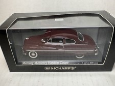 Minichamps 1950 Mercury Monterey Hardtop Coupe Dark Red 143 Diecast 12400 New