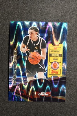 2025 Topps Chrome McDonald's All American HR2 Darius Adams One Trip Ticket