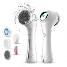 6 In 1 Electric Facial Cleanser Waterproof Face Cleansing Brush Rechargeable