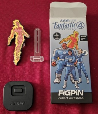FigPin Badge Fantastic Four Quest Mystery Enamel Pin The Human Torch Hyper Rare