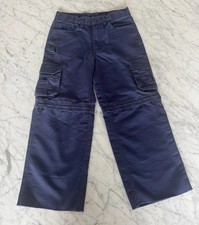 Boy Scouts Of America Convertible Cargo Pants Youth Size 8 Navy Blue Cub Scouts