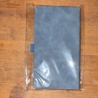 Blue Faux Leather Blank Journal Notebook in Plastic Packaging — photo 2