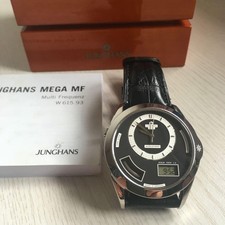 Junghans Mega MF Watch Used with Minor Wear Box Damage NC/NR