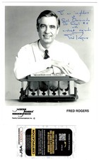 Mister Rogers Fred Autographed 8x10 Photo JSA Cert Fred Mr Neighborhood 3
