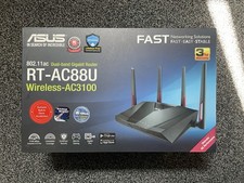 ASUS RT-AC88U 3167 Mbps Gigabit Wireless AC Router (90IG01Z0-BU2000) With Box