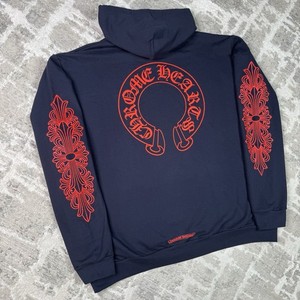 Chrome Hearts Horse Shoe Floral Hoodie | eBay