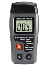 MT10 Wood Moisture Meter Hygrometer Digital LCD Wall Damp Detector Tester