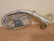 Alto Wind Brass Alt Horn Musical Instrument USSR Soviet Old 3 Valve Vintage Rare