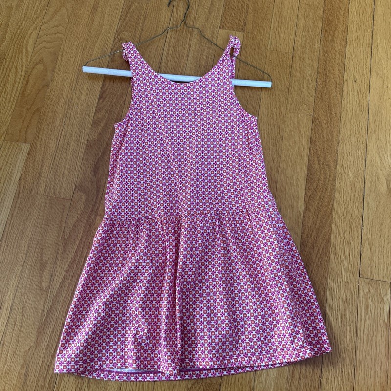 Tea Collection Drop Waist Pink Floral Sleeveless Dress ~ 7