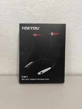 Red Light Therapy for Nose Ears, 2-in-1 Infrared Nasal Therapy Device, Red L...