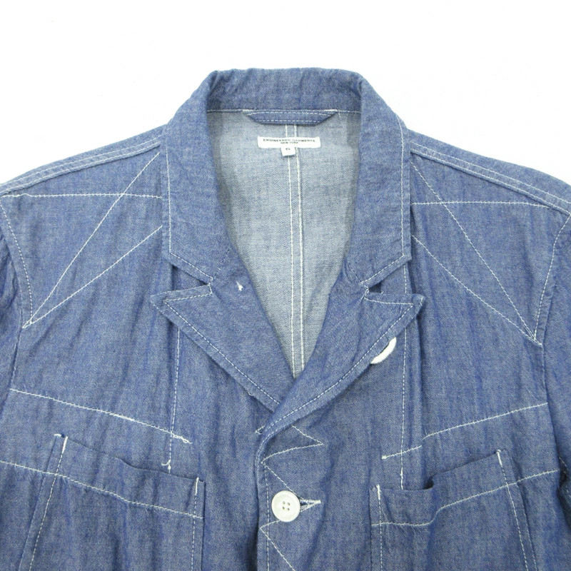 Used Engineered Garments BEDFORD JACKET Blue Size… - image 3
