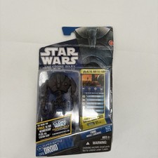 Star Wars Clone Wars CW16 Super Battle Droid Figure 2010 Hasbro Box Wear