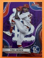 2024 Bowman's Best - Top Prospects Tink Hence #TP-24 Purple Refractor /250 (RC)