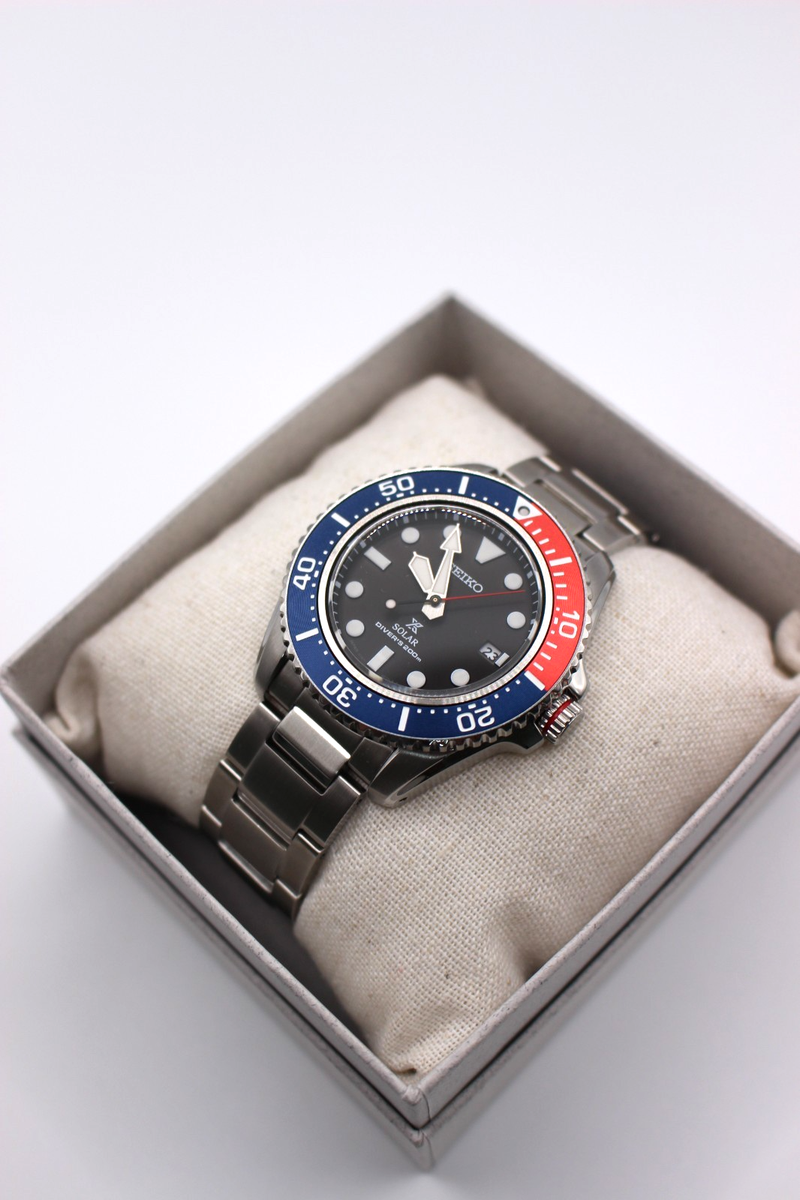 SEIKO Prospex SBDJ053 Pepsi Diver Scuba 200m Solar Sapphire