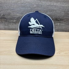 Delta Waterfowl Hat Cap Strap Back Blue White...