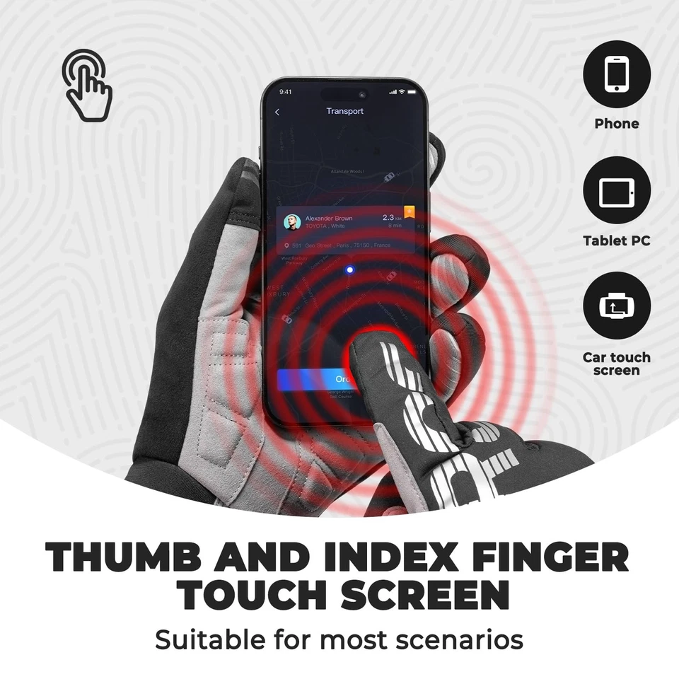 ROCKBROS Fahrradhandschuhe MTB Handschuhe Radhandschuhe für Frühling Herbst Neu - Bild 2 von 4