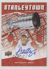 2025 Detroit Red Wings Centennial Stanleytown Signatures Daniel Cleary Auto 2o7