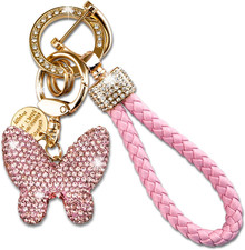 Heart Keychain Wristlet Bling Keychains For Women Girls Key Chain For Car Keys P